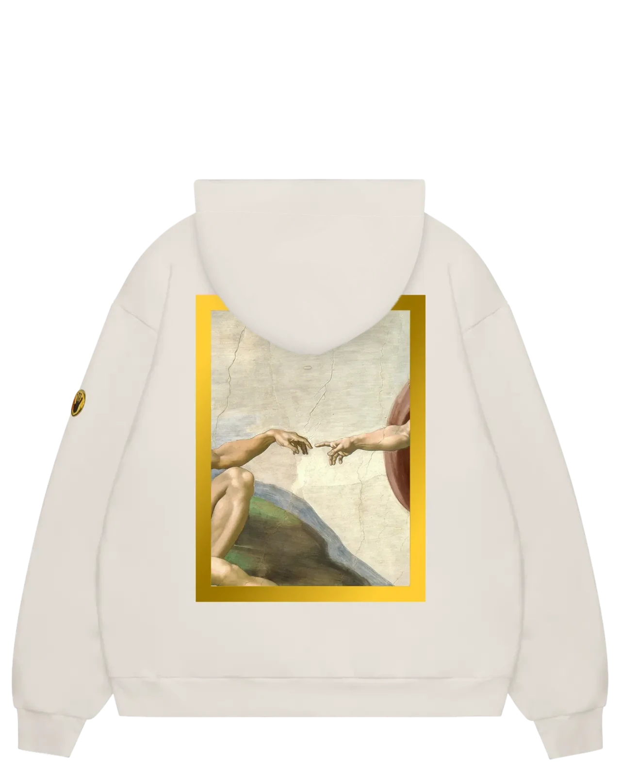 Back of the Creation of Adam hoodie